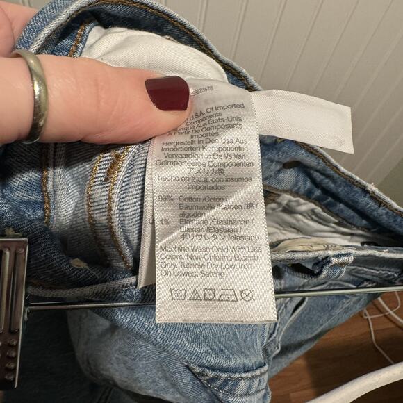 Madewell Balloon Jeans High Waisted Size 25 - Picture 7 of 7